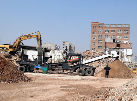 建筑垃圾破碎處理生產(chǎn)線