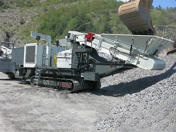 履帶式移動破碎站